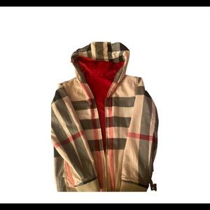 Kids Burberry Reversible hoodie Jacket